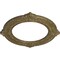 Ekena Millwork Benson Ceiling Medallion (Fits Canopies up to 8"), 13 1/8"OD x 8"ID x 5/8"P, Mississippi Mud Crackle CM13BNMMC - alternate 2